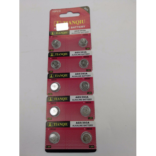 Αλκαλικές μπαταρίες - AG5/393A – 1.55V - 10pcs - 681057