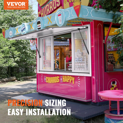 VEVOR 48&quot; L x 36&quot; W Concession Stand Παράθυρο σερβιρίσματος Food Truck Service Τέντα