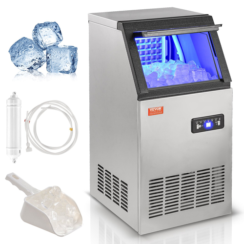 VEVOR Commercial Ice Maker Ανεξάρτητη Μηχανή Ντουλάπας 38kg/24H 40 Ice Cubes