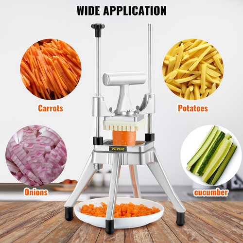 VEVOR 3/8&quot; Εμπορικός τεμαχιστής λαχανικών Fruit Dicer Food Shaper Tomato Slicer