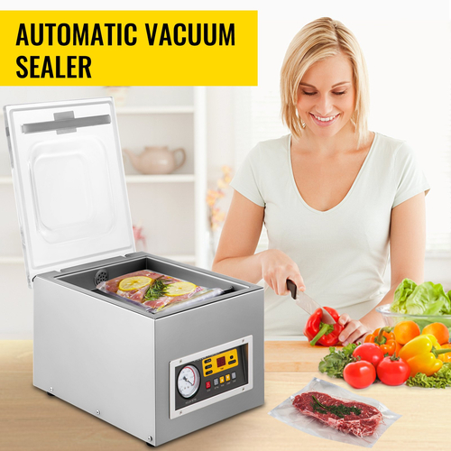 VEVOR 120W Commercial Chamber Vacuum Sealer Food Sealing Machine, 22 Inch Commercial Vacuum Sealer Food Sealing Machine Food Fresh Packing Sealer