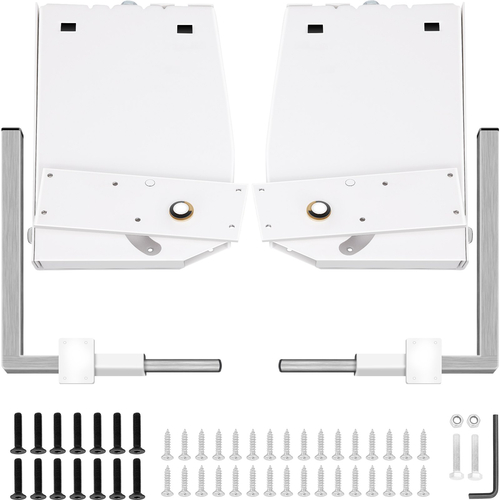 VEVOR Murphy Στερέωση Wall Springs Mechanism Heavy Duty Support Hardware Kit DIY for King Queen Bed (Κάθετο), Λευκό