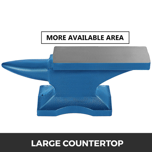 VEVOR Single Horn Anvil 25Lbs/11Kg Χυτοσίδηρος σιδηρουργός αμόνι προς πώληση Εργαλεία και εξοπλισμός σφυρηλάτησης Anvil Rugged Round Horn Anvil Blacksmith Jewelers Metalsmith Blacksmith Tool