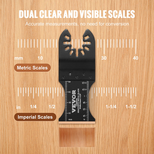 VEVOR 3PCS Carbide Oscillating Tool Blades, Universal Quick Release Oscillating Saw Blades, Multitool Tool Blades for σκληρό υλικό, μέταλλο, καρφιά, μπουλόνια, Fit Dewalt Milwaukee Hitachi Chicago