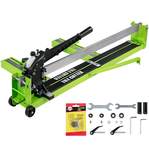 VEVOR Tile Cutter 31,5 ιντσών Μηχανή κοπής πλακιδίων 1,4 ιντσών Μηχανή κοπής κεραμικών πλακιδίων πορσελάνης με οδηγό λέιζερ από ατσάλινο πλαίσιο και μπόνους ανταλλακτικό κοπτικό τροχοί κοπής πλακιδίων Εργαλείο χειρός