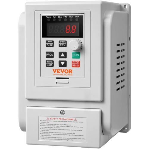 VEVOR VFD 2.2KW 10A 3HP Μεταβλητή μονάδα δίσκου συχνότητας για έλεγχο ταχύτητας κινητήρα 3 φάσεων