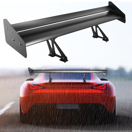 VEVOR Universal GT Wing Spoiler 135CM Ελαφρύ Αλουμίνιο Πίσω Αεροτομή Ρυθμιζόμενη Πτέρυγα Αγγελικής Διπλής σειράς Αγωνιστική Αεροτομή BGW Drift JDM Drift Μαύρη Universal Spoiler (53&quot; Διώροφη)