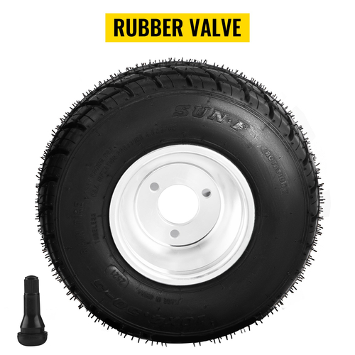 VEVOR Go Kart Τροχοί Rain Tires Radio Flyer Wagon Ελαστικά 10x4,5-5 Μπροστινά ελαστικά