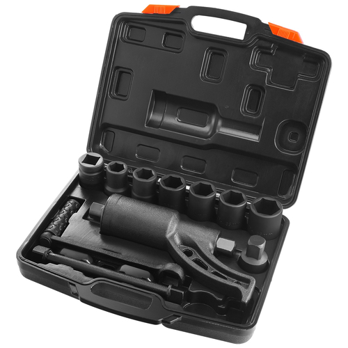 VEVOR Torque Multiplier, Heavy Duty Torque Multiplier Wrench Set, 1 inch Drive Lug Nut Wrench Wrench Multiplier, 1:58 4800N.m Lug Nut Remover, with 8 Sockets and Storage Case for Truck Trailer RV