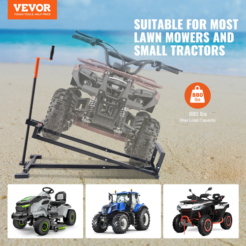 VEVOR 880 Lbs Ride on Lawn Mower Lift Jack για χορτοκοπτικά και τρακτέρ κήπου