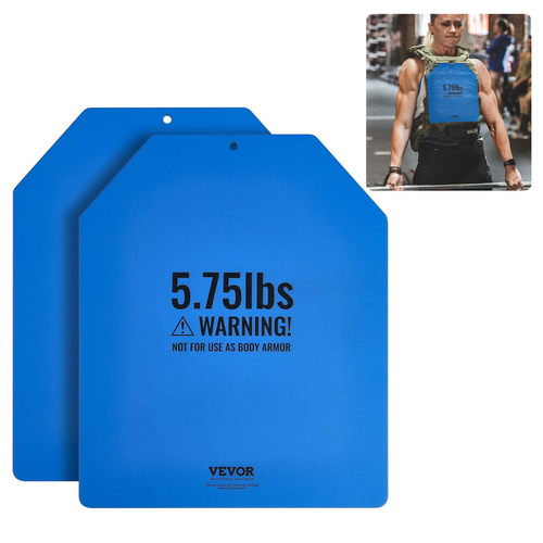 VEVOR Weight Vest Plates for Strength Trainning Running Workout 2x5,75 LB Plates