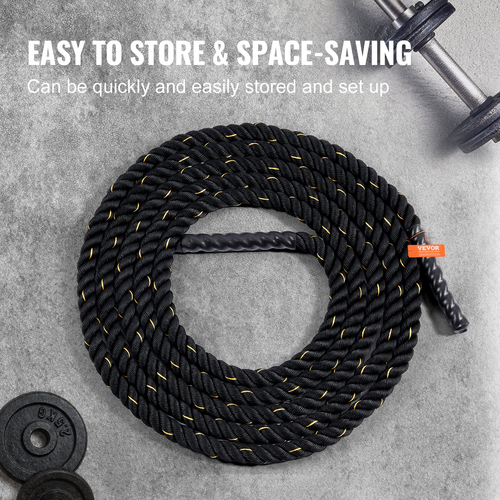 VEVOR Battle Rope 1,5&quot; 30 Ft Γυμναστική Προπόνηση Ενδυνάμωσης Σχοινί γυμναστικής