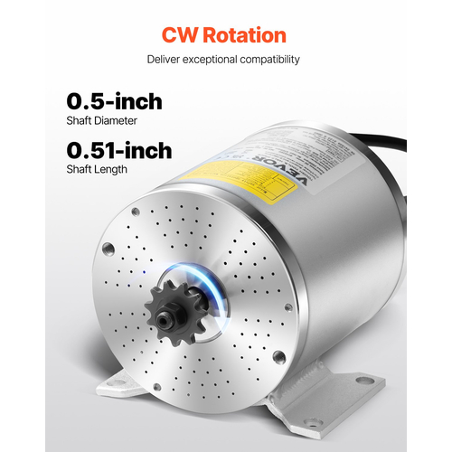 VEVOR 500W Electric Brushless DC Motor Kit 36V 3000rpm με αναβαθμισμένο χειριστήριο