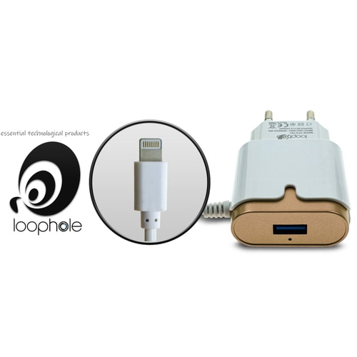 LOOPHOLE AC Adapter Lightning GOLD