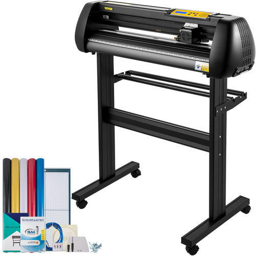 VEVOR Vinyl Cutter Machine, 28-inch Cutting Plotter, Adjustable Speed ​​and Force, DIY Cutting Machine Kit for Signs Πανό Αυτοκόλλητα με βάση δαπέδου Εργαλεία λογισμικού SignMaster για Windows