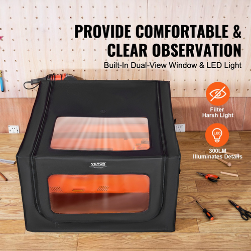 Περίβλημα VEVOR Laser Engraver 31,5 x 31,5 x 19,6&quot; Πυρίμαχο προστατευτικό κάλυμμα