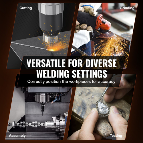 VEVOR 10KG Περιστροφικός Πίνακας Συγκόλλησης 0-90° Positioning Positioning Table 1-12RPM