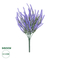 GloboStar® Artificial Garden  LAVENDER BRANCH 21062 Διακοσμητικό Κλαδί Λεβάντας σετ 2 τεμάχια Φ15 x Υ30cm