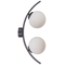 ZUMA LINE WALL LAMP HELIX 5015 2XE14 BLACK/WHITE