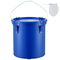 Κάδος λαδιού φριτέζας VEVOR, 6 Gal Oil Disposal Caddy Carbon Steel Κάδος λαδιού φριτέζας με επίστρωση από σκουριά, Δοχείο μεταφοράς λαδιού με καπάκι, κλιπ κλειδώματος, σακούλα φίλτρου για φιλτράρισμα ζεστού μαγειρικού λαδιού, μπλε