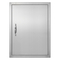 VEVOR BBQ Access Door, 508x686 mm Μονή Πόρτα Κουζίνας, Εξωτερική Πόρτα από ανοξείδωτο ατσάλι, Επίτοιχη Πόρτα με Χειρολαβή, για BBQ Island, Ψητοπωλείο, Εξωτερικό ντουλάπι