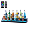 VEVOR LED Lighted Liquor Bottle Display Bar Shelf RF &amp; App Control 40&quot; 2-step