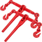 VEVOR Chain Binder 5/16-3/8, Ratchet Load Binder 6600lbs Capacity, Ratchet Lever Binder with G70 Hooks, Ρυθμιζόμενο μήκος, Ratchet Chain Binder για δεσίματα, έλξη, ρυμούλκηση, κόκκινο