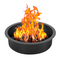 VEVOR Fire Pit Ring Round 35 inch Outer Steel Liner DIY Firepit Ring Campfire