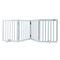 VEVOR Free Standing Dog Gate 24x80,3 ιντσών Ανεξάρτητη Πύλη Pet Πτυσσόμενη Λευκή