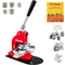 Μηχάνημα κουμπιών VEVOR, 75 mm (3 ιντσών) Badge Punch Press Kit, Children DIY Gifts Pin Maker, Button Making Supplis with 500pcs Button Parts &amp; Circle Cutter &amp; Magic Book